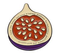 "Galatians 5:22-23 Enamel Pin - Fruit of The Holy Spirit Celebrate Your Faith with this Christian Jesus Christ Bible Scripture Pin", S, Stainless Steel, cubic zirconia