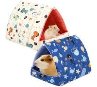 Galaton 2 Pcs Guinea Pig Hideout, Guinea Pig Bed Tunnel Washable Small Animal House Cage Accessories for Mouse Chinchillas Hamsters Hedgehogs Ferrets Bearded Dragons and Rats Other Small Animals