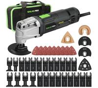 GALAX PRO 260W Oscillating Tool, 6 Variable Speed 15000-22000 OPM Oscillating Multi-Tool Kit, Quick-Lock Accessory Change, Oscillating Angle:3°, 40pcs Accessories with Carry Bag