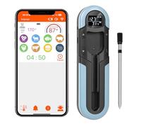 GALAX PRO Wireless Meat Thermometer, 152m Bluetooth range, App Control, Real-Time Reading, LED Screen, IP66 Waterproof Probe, Smart Alarm, Suitable for Oven/Air Fryer/Grill/Frying Pan/Smoker