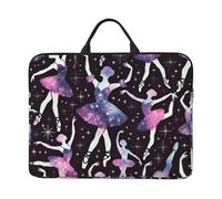 Galaxies-Ballet-Dancer 14-Inch Laptop Case, Portable Laptop Computer Sleeve With Zipper Closure