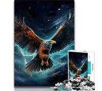 Galaxies Eagles Puzzles for Adults Teens 1000 Pieces,Help The Brain Exercise Addictive Toys to Cultivate Patience Suitable for Couples 50x75cm