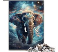 Galaxies Elephants Jigsaws 1000 Pieces for Adults Puzzles for Adults Challenging Brain Teaser, Family Activity, Home Decor, size : 50x75cm