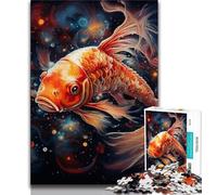 Galaxies Goldfish Puzzles for Adults 2000 Pieces,Stress Reliever Staycation Kill Time with Matching Poster And Trivia Sheet 70x100cm