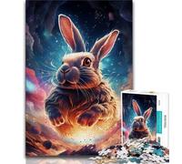 Galaxies Rabbits 1000 Pieces Jigsaw Puzzles for Adults And Teens,Family Game Stress Reliever Difficult Challenge Artists Collection,Fine Art (50x75cm)