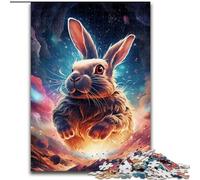 Galaxies Rabbits Puzzle 1000 Pieces Jigsaw Wooden Puzzles for Teenagers & Teens, Ideal Birthday size : 50x75cm