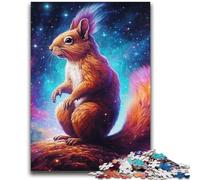 Galaxies Squirrels Jigsaws Puzzles 1000 Pieces for Teenagers Gifts,Educational Games Home Decoration Deal As Gifts for The Whole Family (38x52cm)