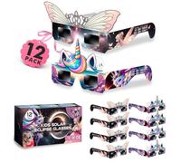 Galaxium 12 Solar Eclipse Glasses Girls 2026, Princess Design | ISO 12312-2