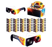 Galaxium [50 Pack Solar Eclipse Glasses AAS Approved 2026 - Trusted for Direct Solar Eclipse Viewing - ISO 12312-2 & CE Certified