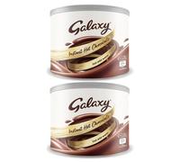 Galaxy 2 x 1kg Instant Hot Chocolate With Welari Thank You Card Cocoa Powder Drink Classic Breakfast Beverage (2kg) (2pack)