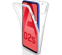 Galaxy A02s Case, Ultra Thin 360 Case [Full Protection] [no dots] [double silicon] [Slim TPU] [A02s Front and Back] [Transparent] For Samsung A02s (CLEAR)