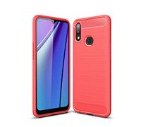 Galaxy A10s Case, Galaxy A10s Cover, Cruzerlite Design Back Cover Anti-Scratch Shock Absorption Case for Samsung Galaxy A10s (Red)