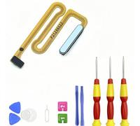 Galaxy A13 5G Power Button Flex Cable Replacement for Samsung Galaxy A136U Fingerprint Sensor Home Button Flex Cable Connector Replacement Parts 6.5 Inches(US Version) (Blue)