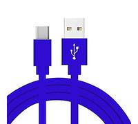 Galaxy A17/A26 A16 A15/A25/A35/A14 5G/A22 5G/A13 5G Nylon Braided USB C Charger Lead Fast Charging Cable 1M Compatible for Samsung Galaxy A22/A13/A14 (BLUE)