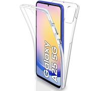 Galaxy A25 Case, Galaxy A25 5G Cover, Ultra Thin 360 Case [Full Protection] [no dots] [silicon] [Slim TPU] [A25 Front and Back] [Transparent] For Samsung A25 5G (CLEAR)