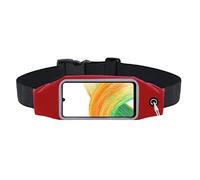 Galaxy A33 5G Waistband - for Exercise Running Jogging Cycling Gym Sport and More, Running Belt Phone Holder Belt Pouch for Samsung Galaxy A33 5G (RED)