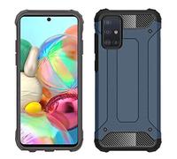Galaxy A71 Case, Galaxy A71 Shockproof Case Premium Protective Poly-carbonate Hybrid Anti Slip Galaxy A71 Armor Flexible Inner Protection Phone Cover for Samsung Galaxy A71 (NAVY BLUE)
