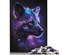 Galaxy African Hyena Jigsaws Puzzles for Adult 500 Pieces Difficult Jigsaw Puzzles, Impossible Puzzle for Age 18 Years Up 500pcs (52x38cm)