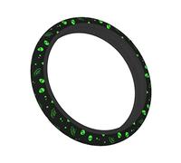 Galaxy Alien Spaceship Steering Wheel Covers Non Slip Neoprene Universal 15 Inch Protector Car Cover for Men Women Protect the steering wheel