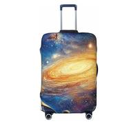 Galaxy and Space Themes Elastic Travel Luggage Cover Suitcase Protector, Print Suitcase Baggage Cover Anti-Scratch