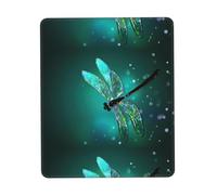 Galaxy Animal Dragonfly Mouse Pad With Stitched Edge, Computer Mouse Mat With Non-Slip Rubber Base, Mouse Pads For Laptop