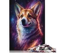 Galaxy Art Corgi 1000 Jigsaw Puzzles for Adults/Adult Jigsaw/Intellectual Game Puzzle Family Games Jigsaw Puzzles 1000pcs (75x50cm)