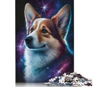 Galaxy Art Corgi 1000 Piece Puzzle Interesting Stress Reduction Best Puzzles for Kids Age 12 Years Up 1000pcs (75x50cm)