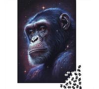 Galaxy Art Monkey Puzzle Family Fun 100% Recycled Cardboard Jigsaw Puzzle for Kids And Adults Age 12 Years Up 1000pcs (38x26cm)