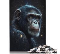 Galaxy Art Monkey Puzzle for Adults And Teenagers 1000 Pieces Puzzle for Adults Sustainable Puzzle Games 1000pcs (75x50cm)