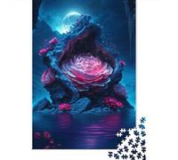 Galaxy Art Rose Puzzle DIY Game Paper Rectangular Jigsaw Puzzle for Boy Or Girl Birthday Present 1000pcs (38x26cm)