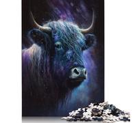Galaxy Art Yak Jigsaws Puzzles for Adult 1000 Pieces Difficult Jigsaw Puzzles, Impossible Puzzle for Age 18 Years Up 1000pcs (75x50cm)