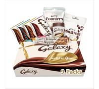 Galaxy Assorted Milk Caramel Minstrels Ripple Chocolate Hamper Gift Box (Hot Chocolate)