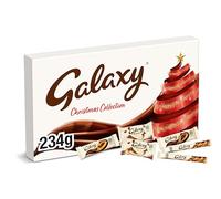 Galaxy Assorted Smooth Milk Chocolate Christmas Selection Box 234g | Indulgent Smooth Milk Chocolate Assorted Box, Ideal for Secret Santa Presents, Christmas Box Fillers, Holiday Gifts & Treats