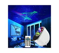 Galaxy Aurora Projector, 3 in 1 LED Northern Lights Star Projector, 6 White Noise Starry Moon Light with Bluetooth Speaker