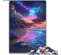 Galaxy Beach Night View JigsawPuzzle 2000 Pieces for Adults, Fun Games Every Piece Is Unique - Challenging Family Fun Game (70x100cm)