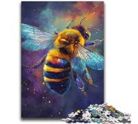 Galaxy Bee 1000 Piece Jigsaw Puzzle for Adults And Teenagers,Brain Teaser Game Wall Decoration Unique Birthday And Xmas Gifts (38X52cm)