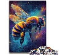 Galaxy Bee Jigsaw Puzzles for Teenagers 1000 Piece, Stress Reliever Staycation Kill Time Parent-child Interaction 26X38CM