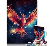 Galaxy Bird of Phoenix Puzzles for Teenagers Teens 1000pc Puzzle,Game Toys Every Piece Is Unique - Challenging Family Fun Game 50x75cm
