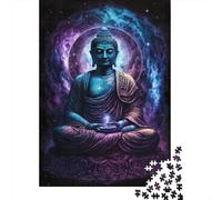 Galaxy Buddha Puzzle Premium 100% Recycled Board Paper Rectangular Jigsaw Puzzle for Boy Or Girl 1000pcs (38x26cm)