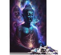 Galaxy Buddha Puzzle Premium 100% Recycled Board Paper Rectangular Jigsaw Puzzle for Boy Or Girl 1000pcs (75x50cm)