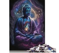 Galaxy Buddha Puzzles for Adults 1000 Pieces Rectangular Paper Board Puzzle for Men for Kids 1000pcs (75x50cm)