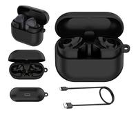 Galaxy Buds3 FE Charging Case, Replacement Charger Case with USB C Cable for Samsung Galaxy Buds 3 FE SM-R420 Earbuds Charging Dock (Earbuds Not Included) (Black)