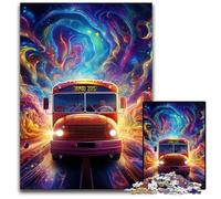 Galaxy Bus 1000 Piece Jigsaw Puzzle Puzzles for Adults for Teenagers & Teens, Ideal Birthday 50x75CM/19.68x29.52inch