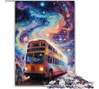 Galaxy Bus 1000 Piece Jigsaw Puzzles for Adults Challenging Brain Teaser for Teenagers, Family Game Night Fun 26x38cm