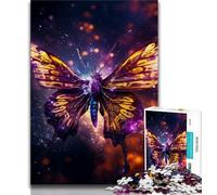 Galaxy Butterfly Jigsaws 1000 Pieces for Teenagers,Challenging To Complete But Fun And Humorous Birthday Present,Gifts,Wall Art 38x26cm