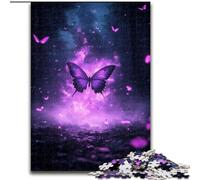 Galaxy Butterfly Jigsaws Puzzles 1000 Pieces for Adults Gifts, Educational Family Game Suitable for Desktop Decoration (26x38cm)