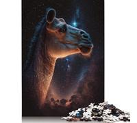 Galaxy Camel Space Jigsaws 500 Pieces Puzzles Adult Toys Puzzle Unique Difficult And Challenge Puzzle Game Toys Gift 500pcs (52x38cm)
