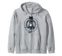 Galaxy Cat Pulsar Design - Anime, Space And Cat Lover Zip Hoodie