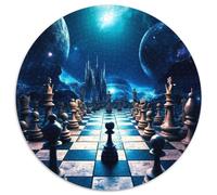 Galaxy Chess Paper Jigsaw Puzzles 1000-Piece Jigsaw Puzzle for Family And Friends,Suitable for Ages 14+ 67.5x67.5cm