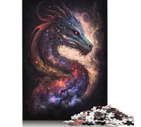 Galaxy Chinese Dragon Jigsaw Puzzles 1000 Pieces for Adults Toys Games Puzzle Wood Jigsaw Puzzle for Age 18 Years Upe Ducational Games 1000pcs (75x50cm)